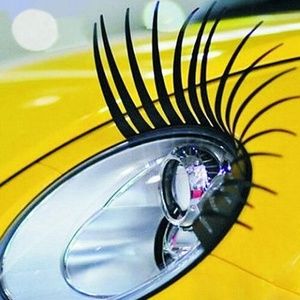 Eyelashes for cars